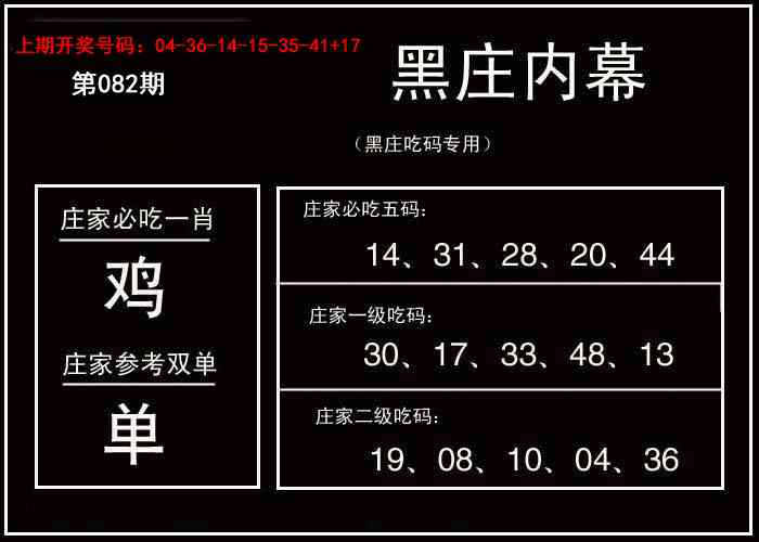 082期黑庄内幕[图]