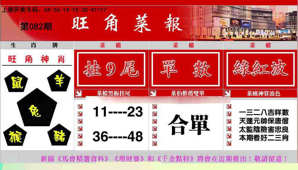 082期旺角菜报[图]